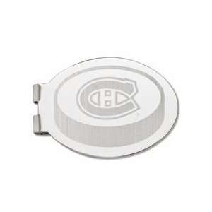   Canadiens Silver Plated Laser Engraved Money Clip: Sports & Outdoors