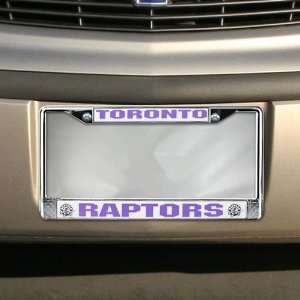  Toronto Raptors Chrome License Plate Frame Sports 