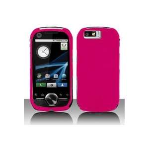  Motorola i1 Rubberized Shield Hard Case Rose Pink Cell 
