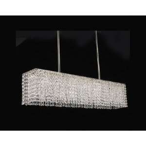   Nocturne Four Light Island Chandelier in Polished Silver Toys & Games