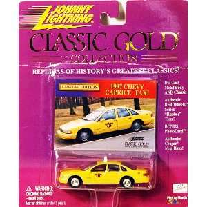   Classic Gold 1997 Chevy Caprice Yellow Cab Taxi Toys & Games