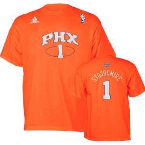Amare Stoudemire Orange adidas Name and Number Phoenix Suns T Shirt
