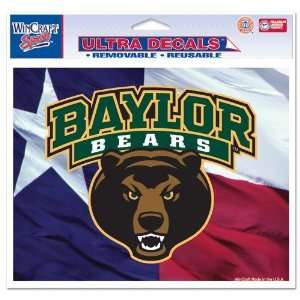 Baylor University Ultra decals 5 x 6   colored  Sports 