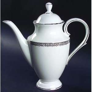   Lace Couture Coffee Pot & Lid, Fine China Dinnerware: Kitchen & Dining