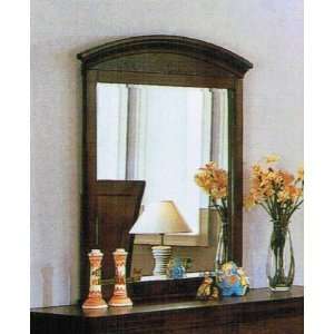    Wall Mirror Contemporary Style Wenge Finish
