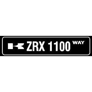  KAWASAKI ZRX 1100 WAY bike road street sign