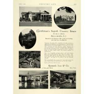  1929 Ad Kenneth Ives Real Estate Bernardsville New Jersey 