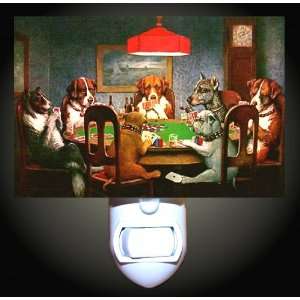  Poker Dogs Decorative Night Light