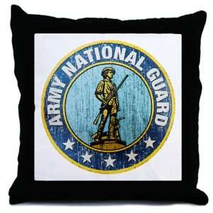  Throw Pillow Army National Guard Emblem 