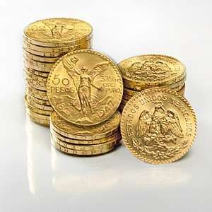  Gold Mexican 50 Pesos (AU/BU) AGW 1.2057 