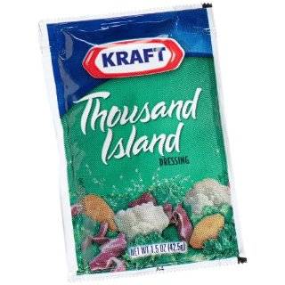 Kraft Thousand Island Dressing, 16 Ounce Plastic Bottles (Pack of 6 