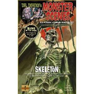   13 Monster Scenes Glow in the Dark Skeleton Kit Toys & Games