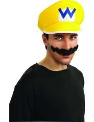 Rubies Costume Co Mens Super Mario Brothers Wario Hat And Mustache 