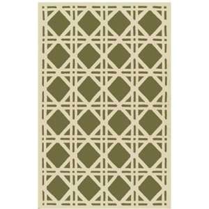   The Rug Market America Cane Green   3 x 5 Home & Kitchen