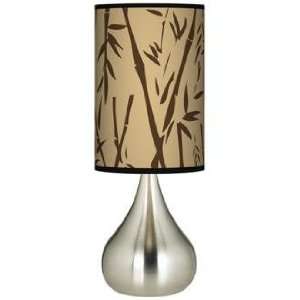  Earth Bamboo Giclee Big Kiss Table Lamp