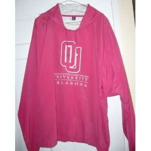  University of Oklahoma Pullover Jacket/ Coat/ Windbracker 