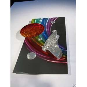  Rainbow Art Butterfly Metal Wall Art: Home & Kitchen