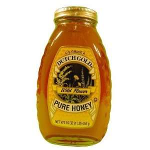 Dutch Gold Honey Wildflower Honey 16 oz. (Pack of 6)  