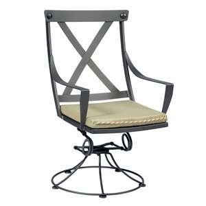   7M0072 40 Cromwell Swivel Rocker Outdoor Dining Chair