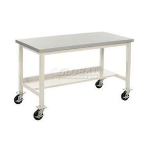  60 X 30 Mobile Plastic Safety Lab Bench Tan: Everything 