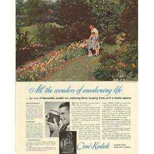  Cine Kodak Movie Camera Ad from April 1938
