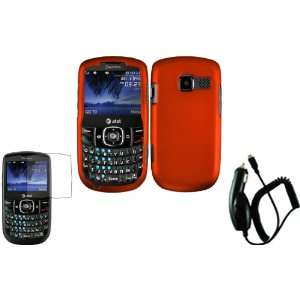   Case Cover+LCD Screen Protector+Car Charger for Pantech Link 2 P5000