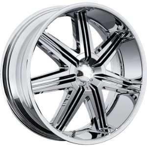 Boss 332 22x9.5 Chrome Wheel / Rim 6x5.5 with a 14mm Offset and a 108 