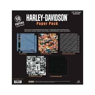 Ek Success Harley Davidson 12 Inch by 12 Inch Paper Pack 10/Package No 