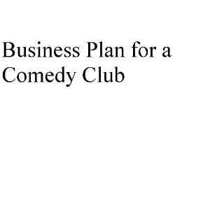 comedy club business plan