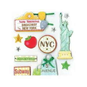  New York City Dimensional Sticker