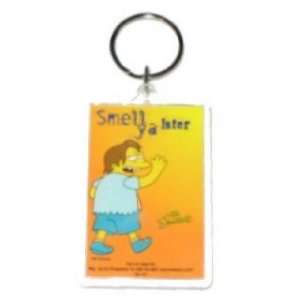    Simpsons Nelson Smell Ya Later Lucite Keychain SK157 Toys & Games