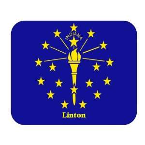  US State Flag   Linton, Indiana (IN) Mouse Pad: Everything 