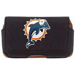  NFL   Miami Dolphins Horizontal Pouch   fits iPhone 4 Cell Phones 