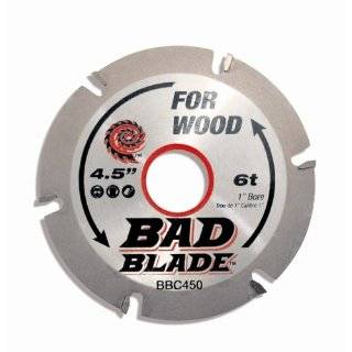 KwikTool USA BBC450 Bad Blade Carver 4 1/2 6 Tooth With 1 Arbor And 