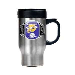  Los Angeles Lakers 2009 NBA Champions Travel Mug: Sports 
