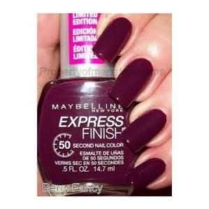   Maybelline Express Finish Nail Polish Berry Fancy   17496083 Beauty