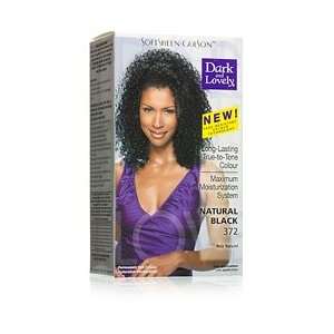  Dark & Lovely Hair Color #372 Natural Black KIT: Health 