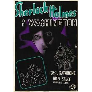 Sherlock Holmes in Washington Movie Poster (11 x 17 Inches 
