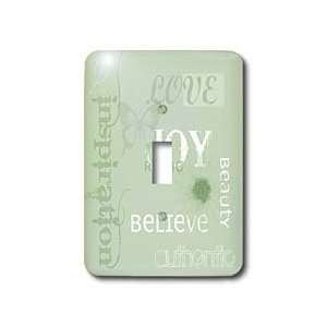   Words  Affirmations   Light Switch Covers   single toggle switch: Home