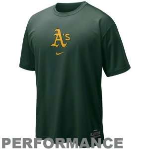  Oakland Athletics Dri Fit Logo T Shirt By Nike: Sports 