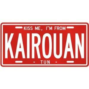  NEW  KISS ME , I AM FROM KAIROUAN  TUNISIA LICENSE PLATE 