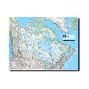   Map Of Canada Ngs Atlas Of The World Eighth Edition Giclee Print Home