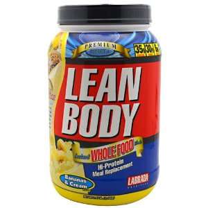 Labrada Nutrition Lean Body Instant Whole Food Shake Banana & Cream 2 