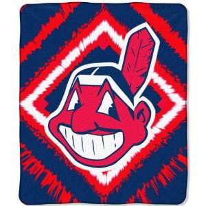  Cleveland Indians 50x60 Diamond Micro Raschel Throw 