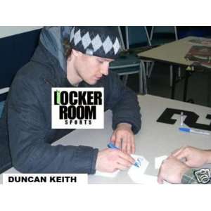 Duncan Keith Signed Chicago Blackhawks Jersey Proof