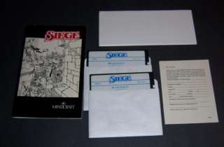 SIEGE (MINDCRAFT GAMES)   VINTAGE RPG PC GAME MIB  