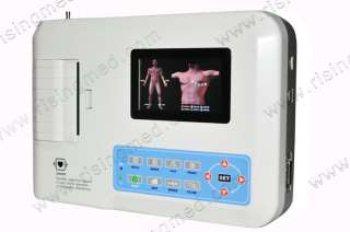 Brand NEW 3 channel 12 LEAD ECG EKG machine w PC software Free  