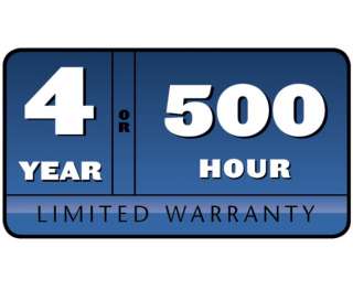 Year/500 Hour Limited Warranty