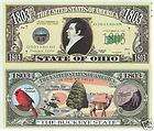 usa banknote nm 127 ohio state note unc million dollar