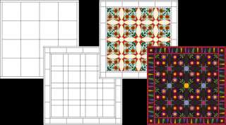 Choose an automatic layout, modify the number of blocks and borders,